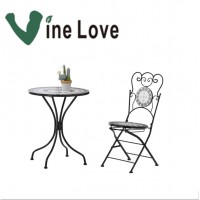 2020 new design modern folding furniture sets high quality garden seat chair and table cheap ourdoor furniture coffee tablechair