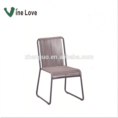 Outdoor furniture for garden set dining rope chair and table