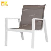 MX Shunde factory supplied top quality anti-uv tesla outdoor garden power coated aluminum patio sofa(accept customized)