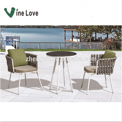 High quality outdoor metal chair rope chair on sale