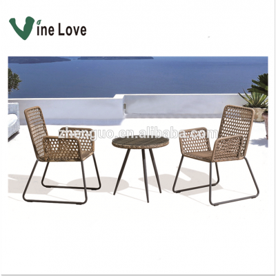 Classic High Quality Comfortable Rattan Chaits and Table Coffee Set Outdoor Indoor Garden Furniture