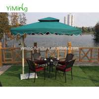 Sun Garden 3M Outdoor Parasol Leisure Patio Umbrella Aluminum square Roma Parasol