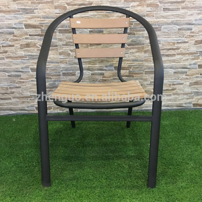 2020 modern simple stackable garden steel metal chair