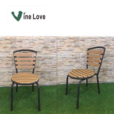 Hot sale High Quality Classic Plastic Wood Chair Outdoor Indoor Garden Furniture