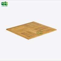 Natural color teak wood outdoor restaurant bistro table top(ET007)