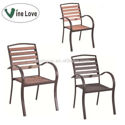 Hot sale  armrest  garden outdoor dining chair