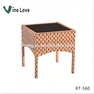 New Design Cheap Specialty Popular Square Rattan Table Outdoor Furniture Hot sale