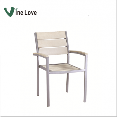 Hot-sale Patio Comfortable Cheap High-quality Fashion New Design Morden Popular outdoor garden Plastic Wood chairs