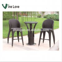 New Design High Quality Outdoor Dining Snack Bar Table Chair Hot Sale Outdoor Garden Furniture