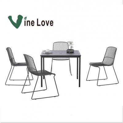 High quality cheap patio furniture sets garden set steel frame outdoor dinning table and chairs waterproof garden furniture sets